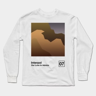 Our Love To Admire / Minimalist Style Graphic Poster Design Long Sleeve T-Shirt